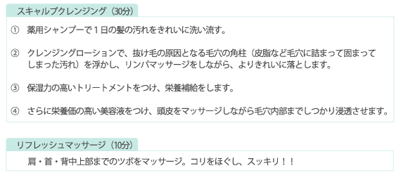 MENSリフレッシュヘアケアコース