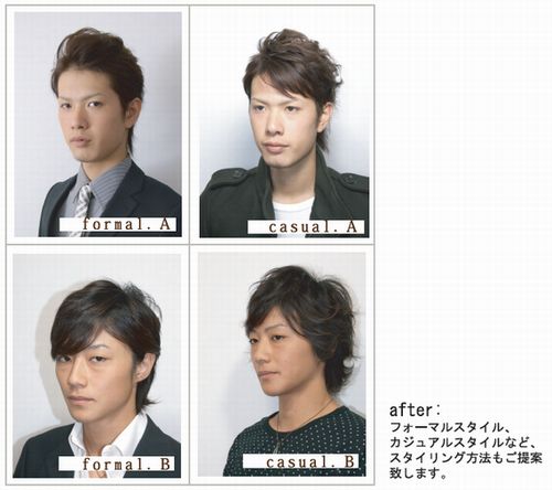 MENSトータルスタイリングコースafter
